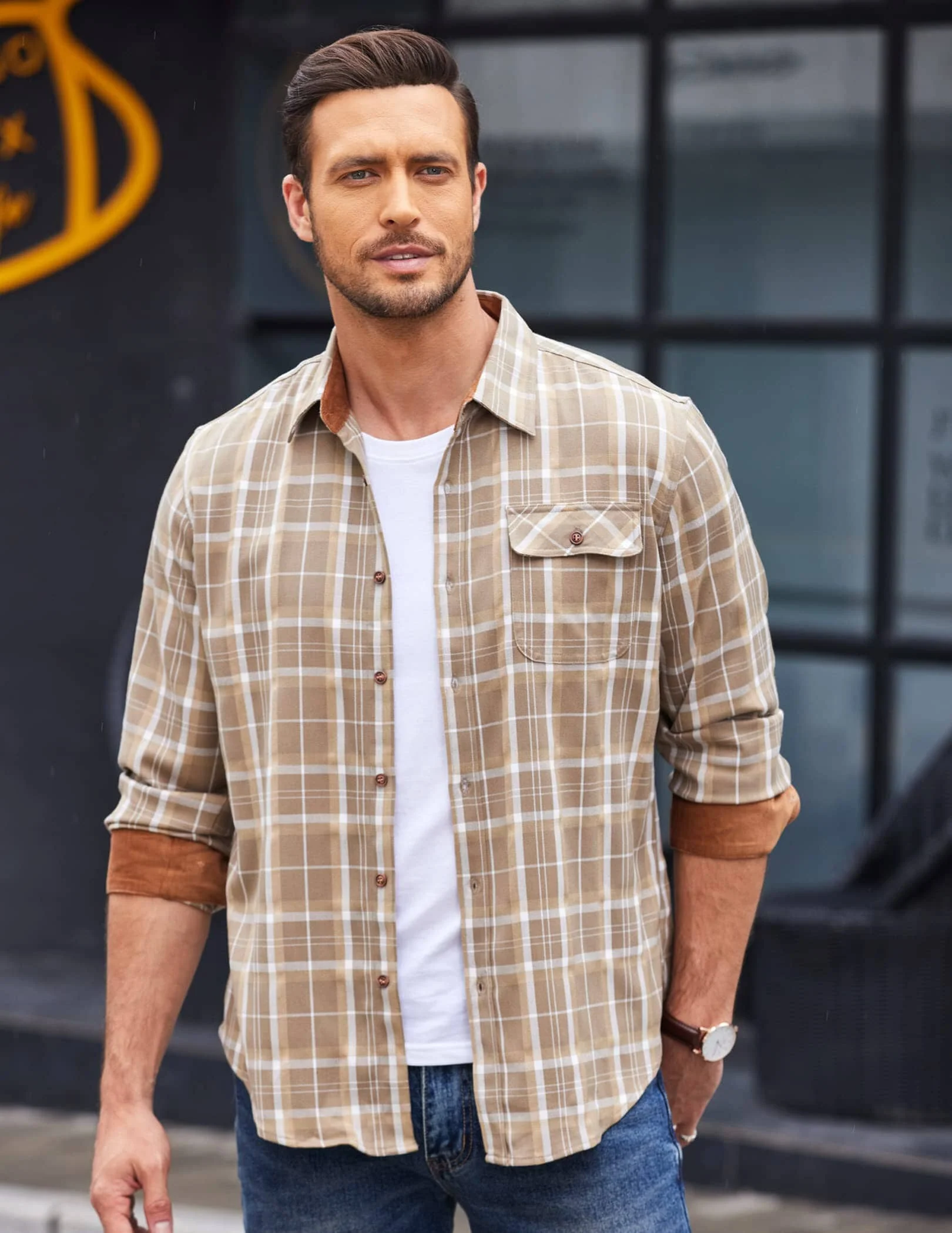 Flannel Button Down Plaid Shirts (US Only) - Image 18