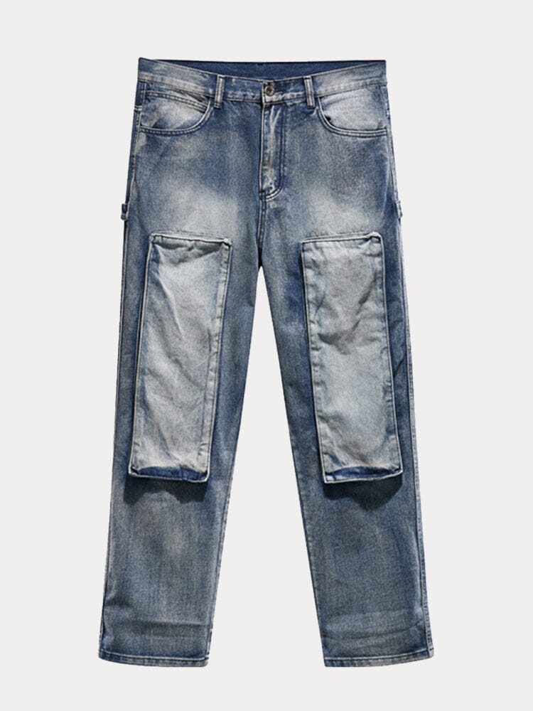 Utility Cargo Denim Jeans - Image 4