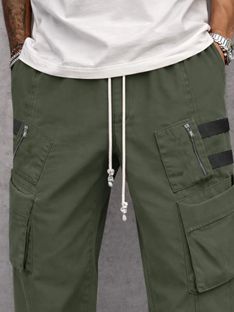 Utility Multi Pocket 100% Cotton Cargo Pants - Image 3