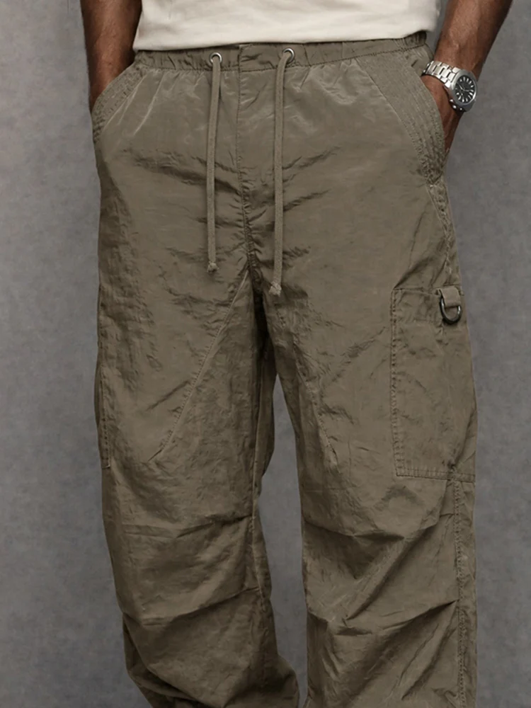 Utility Multi-pocket Drawstring Cargo Pants - Image 3