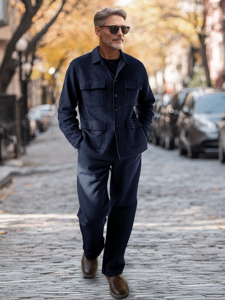 Utility Pockets Jacket Pants Set - Image 2