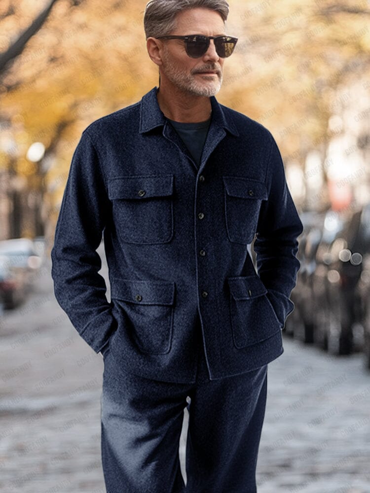 Utility Pockets Jacket Pants Set - Image 3