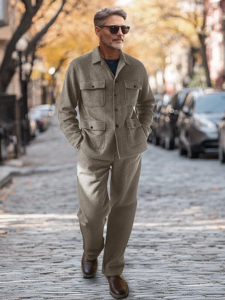 Utility Pockets Jacket Pants Set - Image 6