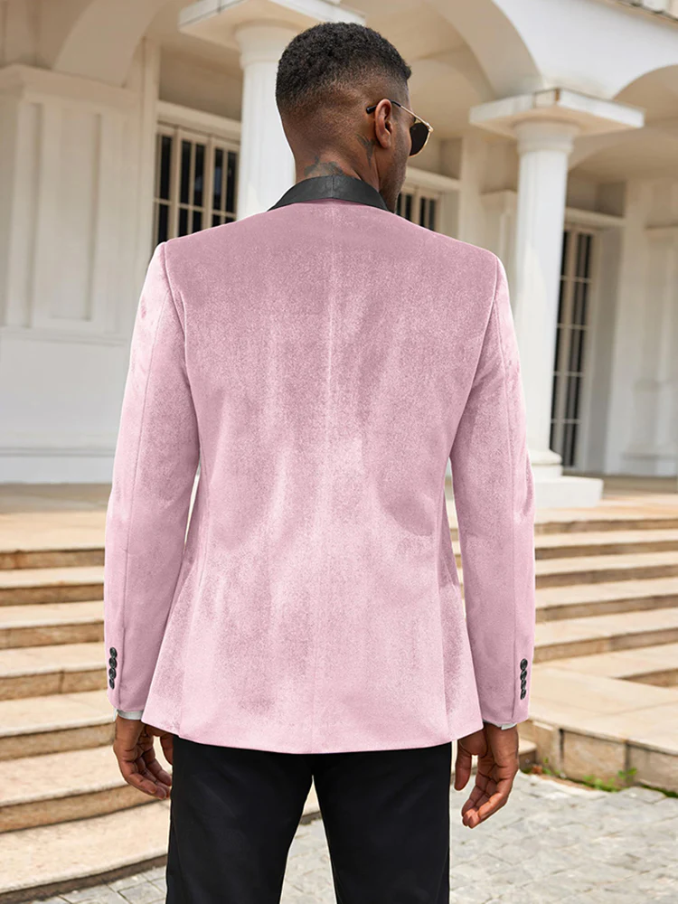 Velvet Tuxedo Blazer Jacket (US Only) - Image 12