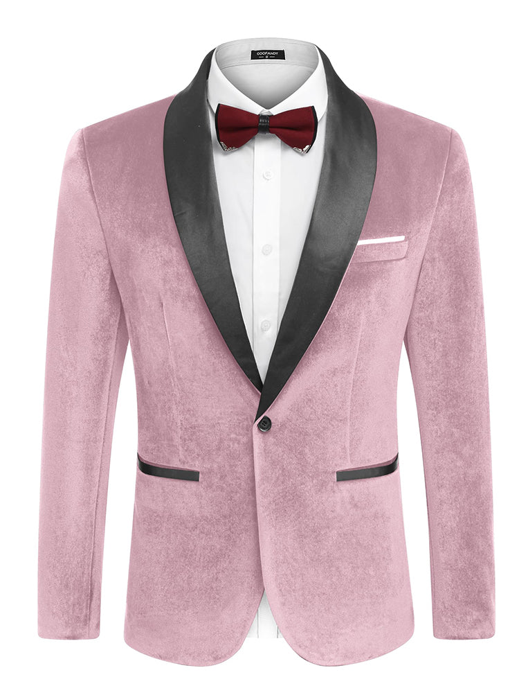 Velvet Tuxedo Blazer Jacket (US Only) - Image 2