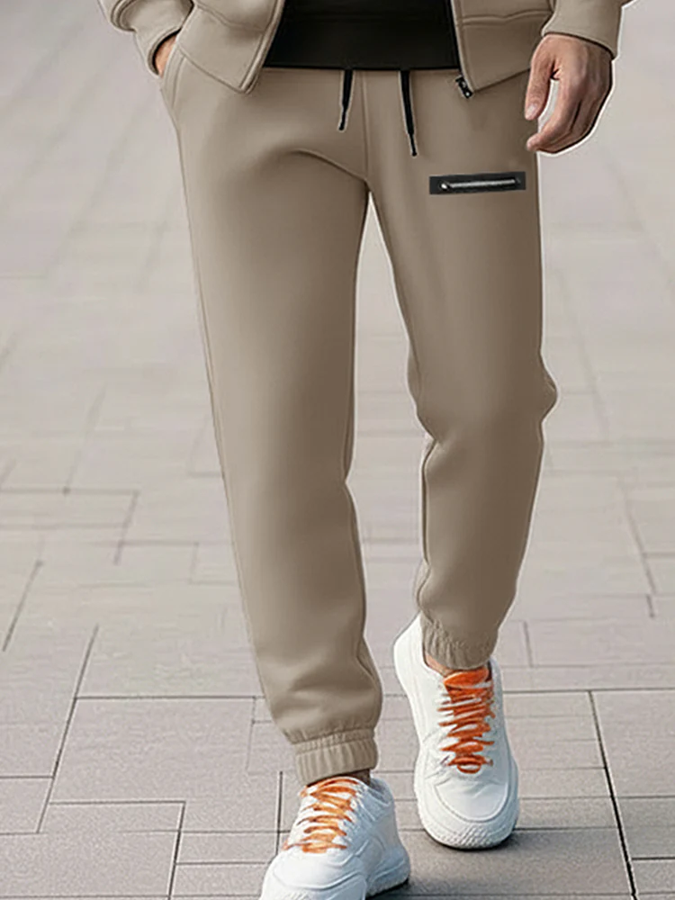 Versatile Athleisure Jacket Jogger Set - Image 4