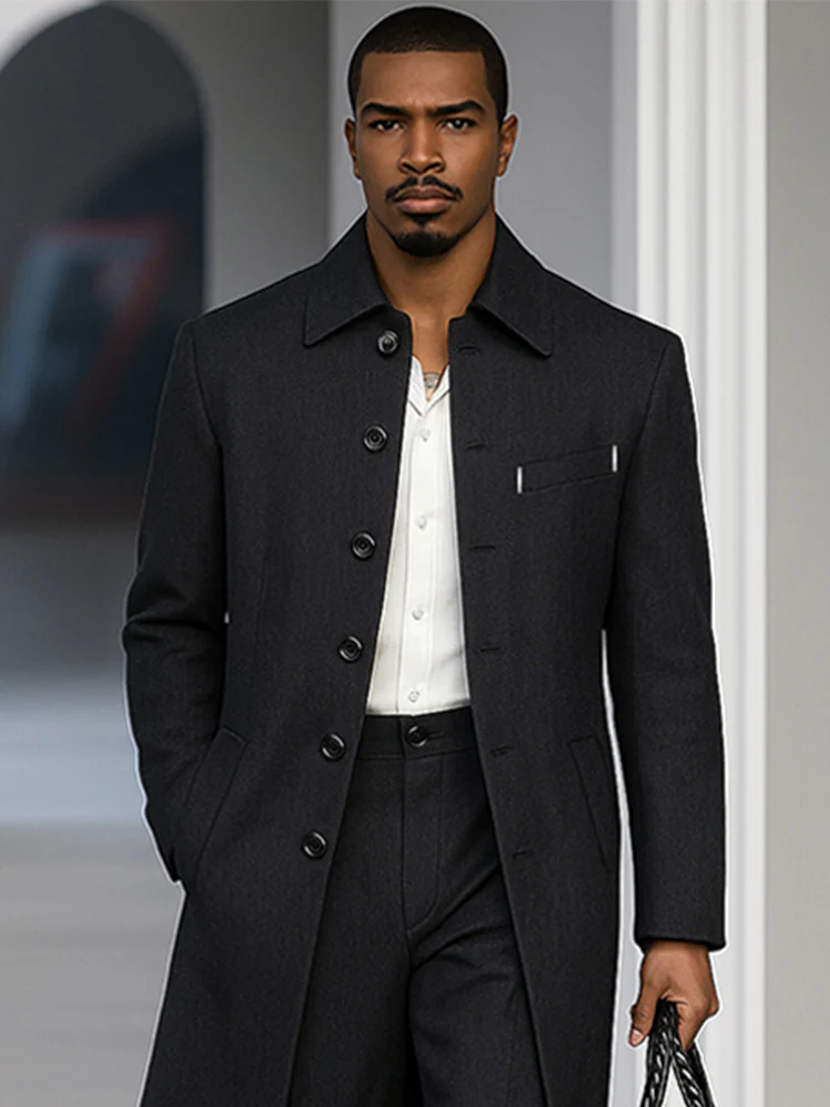 Versatile Business Coat and Pants Set - Image 4