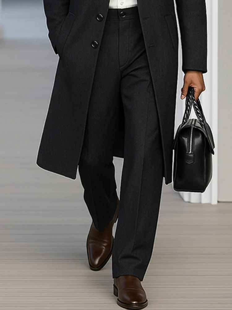 Versatile Business Coat and Pants Set - Image 5