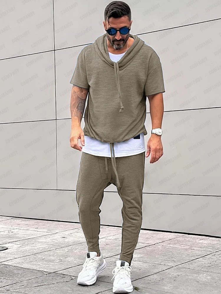 Versatile Comfy Hooded 2-Piece Set - Image 2