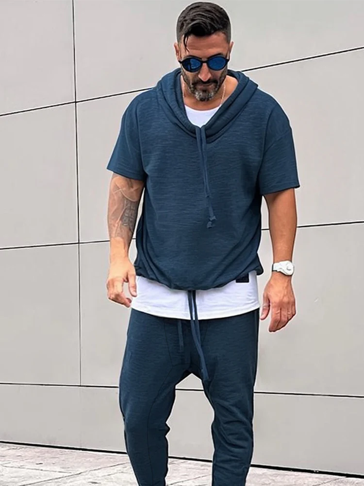 Versatile Comfy Hooded 2-Piece Set - Image 3