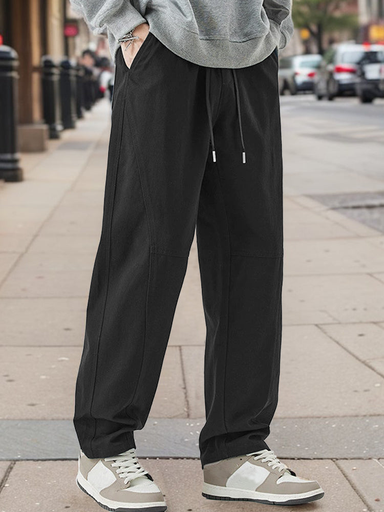 Versatile Draped Straight Leg Pants - Image 2