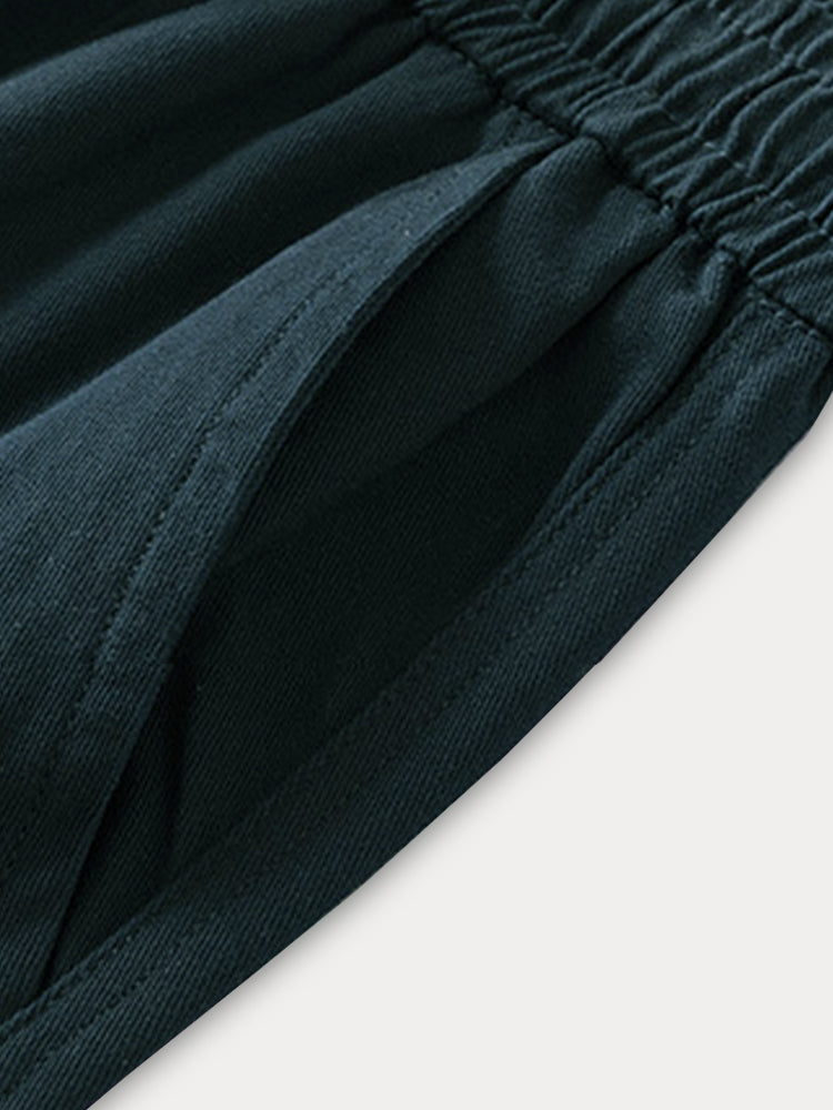 Versatile Draped Straight Leg Pants - Image 5