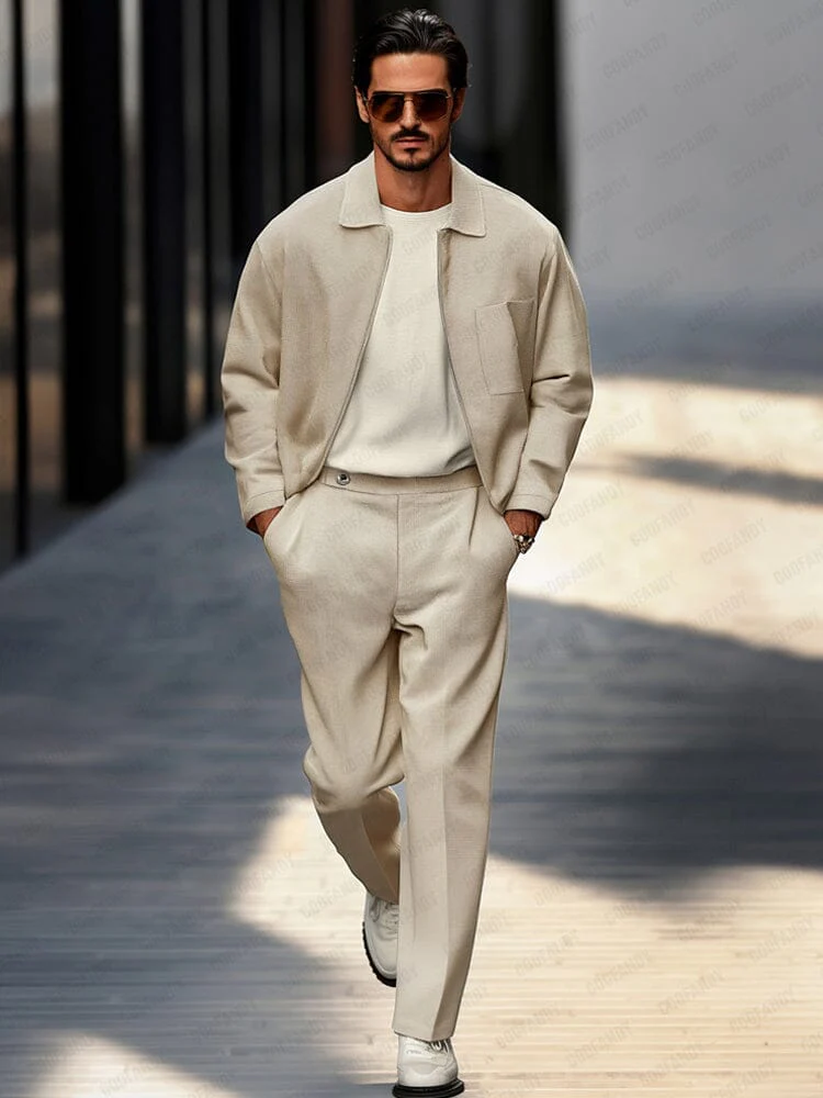 Versatile Jacket Pants Set - Image 2