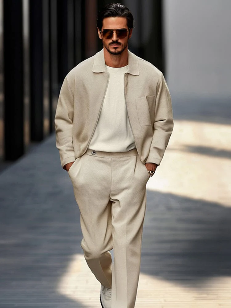 Versatile Jacket Pants Set - Image 3
