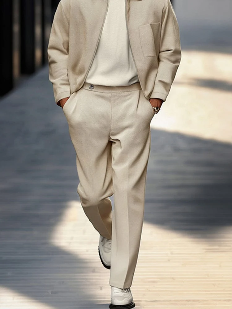 Versatile Jacket Pants Set - Image 4