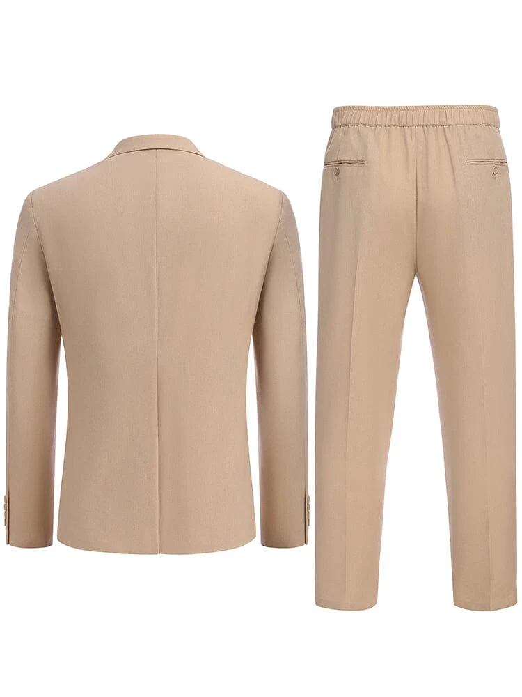 Casual Linen Blend 2-Piece Suit Sets (US Only) - Image 8