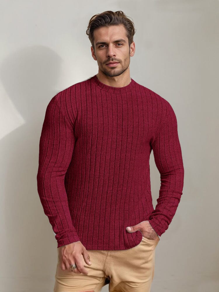 Versatile Stretch Stripe Undershirt - Image 5