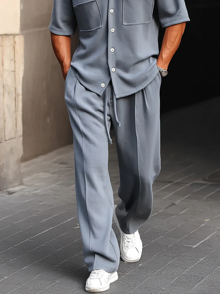Versatile Summer Cargo Shirt Set - Image 4
