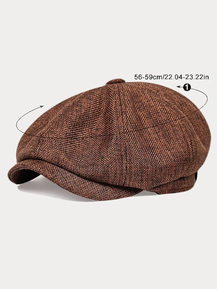 Vintage 100% Cotton Beret Hat - Image 7