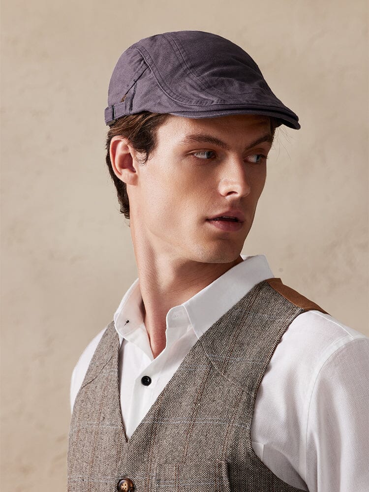 Vintage Adjustable 100% Cotton Beret Hat - Image 10