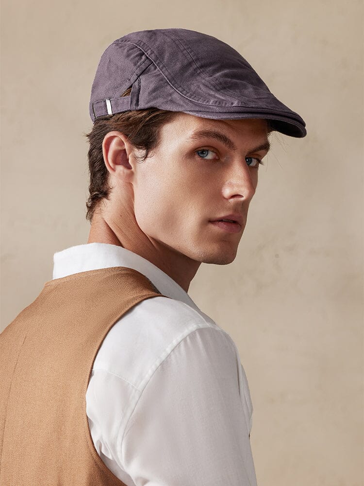 Vintage Adjustable 100% Cotton Beret Hat - Image 11
