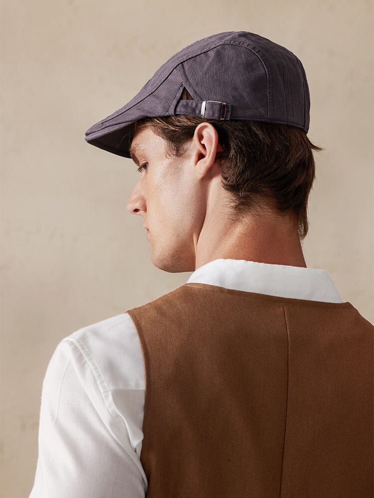 Vintage Adjustable 100% Cotton Beret Hat - Image 12