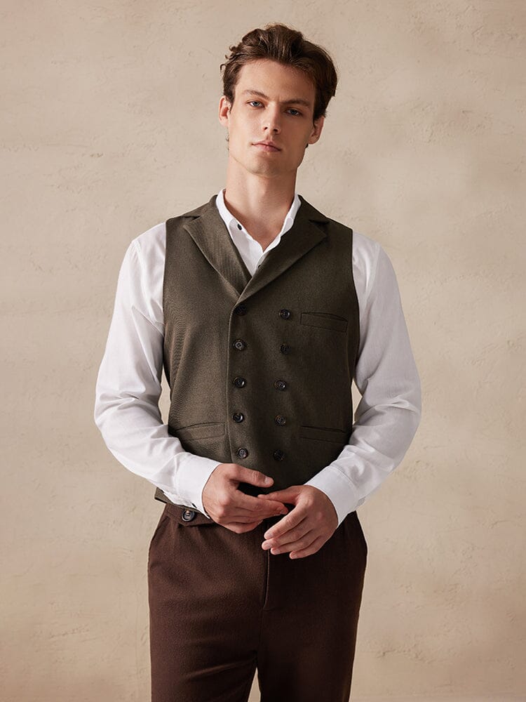 Vintage Double-Breasted Vest - Image 2