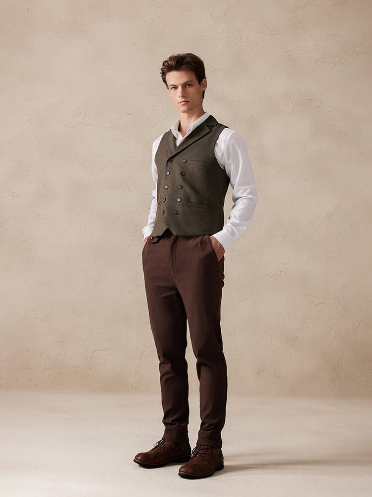 Vintage Double-Breasted Vest - Image 3