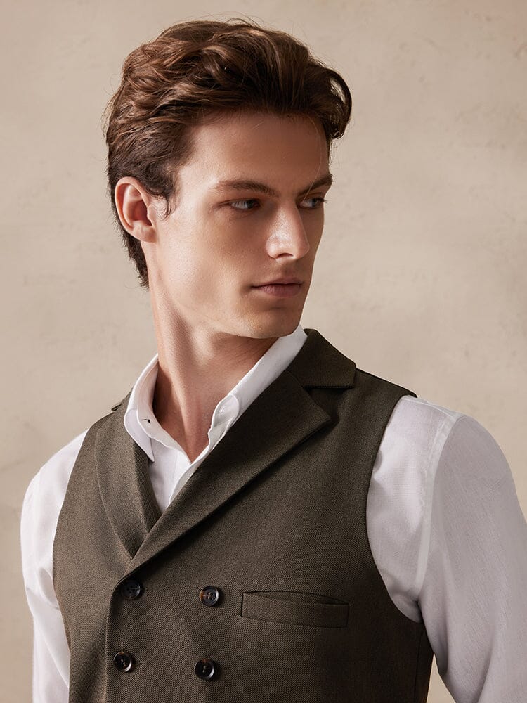 Vintage Double-Breasted Vest - Image 6