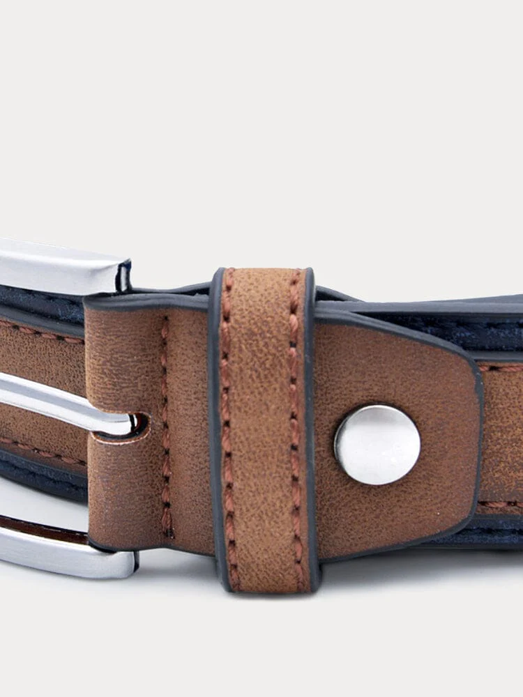 Vintage Durable PU Cowhide Belt - Image 5