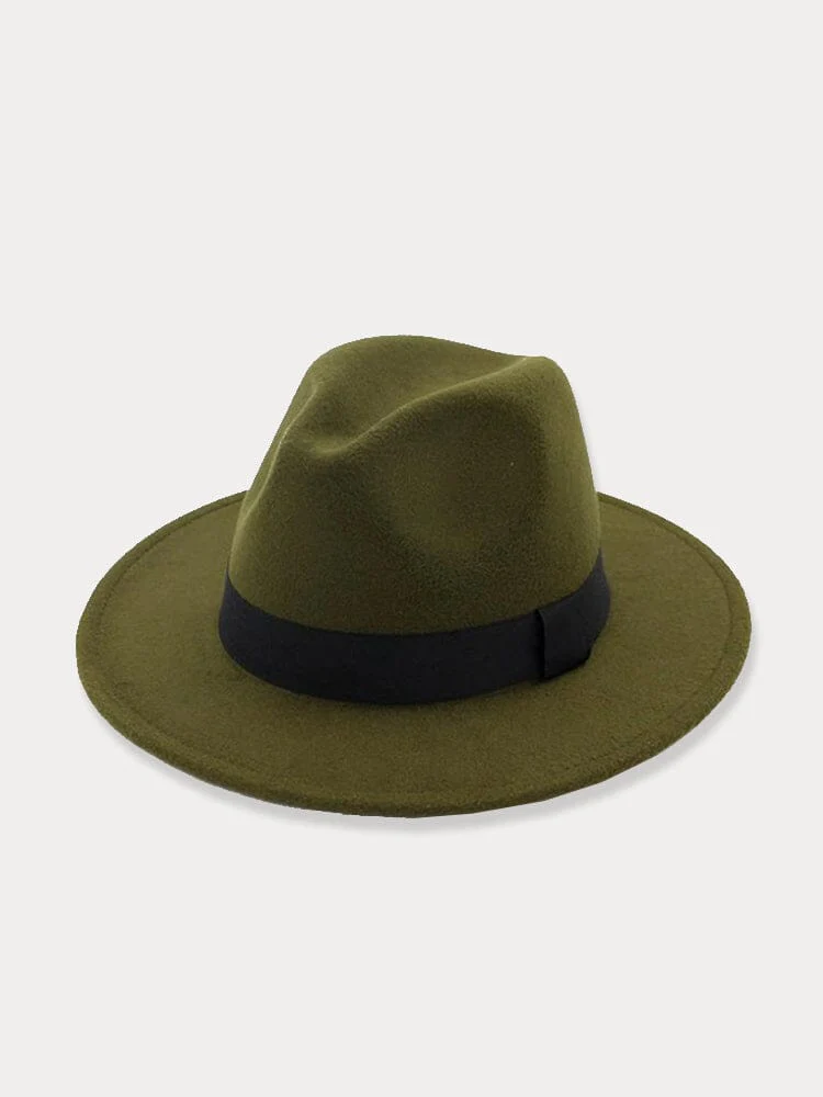 Vintage Fedora Hat with Band - Image 2