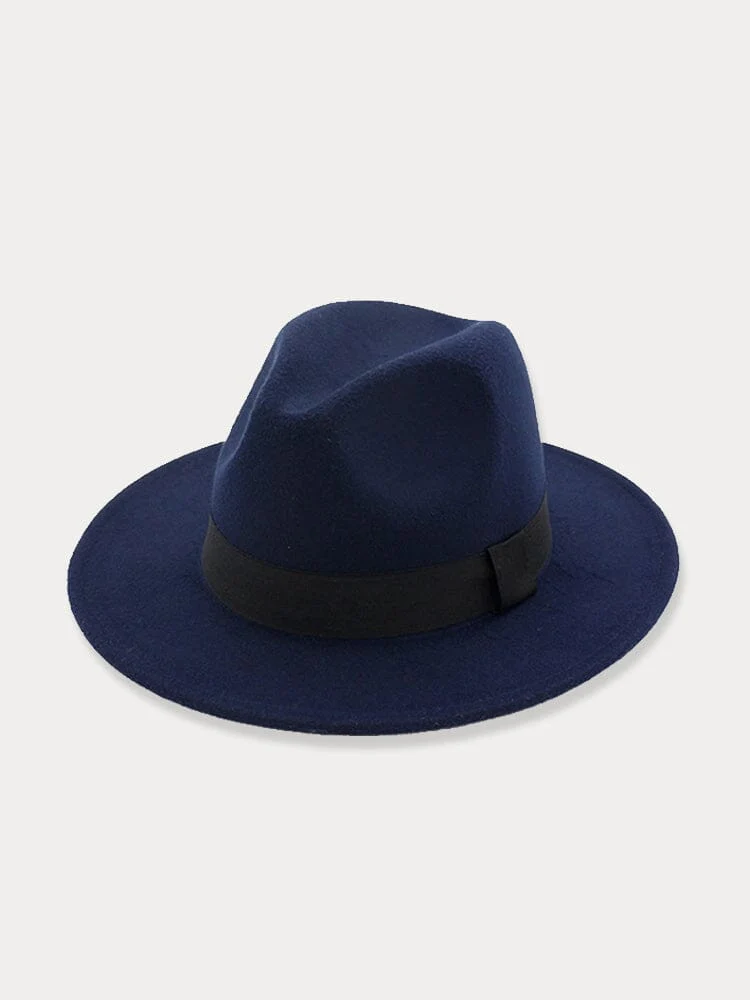 Vintage Fedora Hat with Band - Image 6
