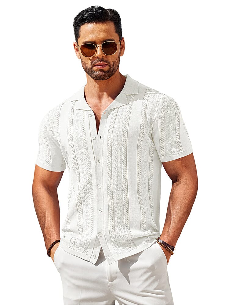 Vintage Knit Button Up Shirt (US Only) - Image 10