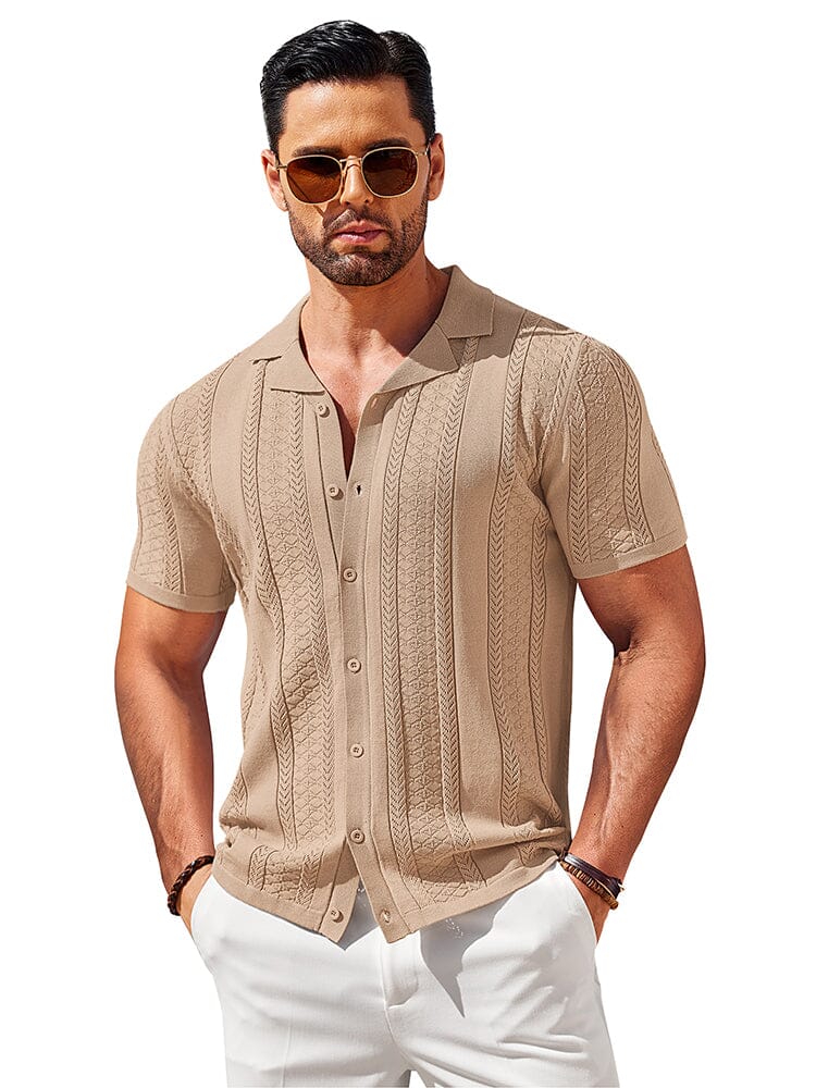 Vintage Knit Button Up Shirt (US Only) - Image 11