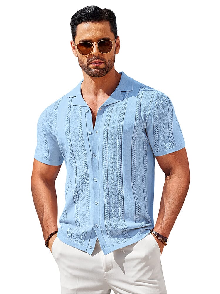 Vintage Knit Button Up Shirt (US Only) - Image 2