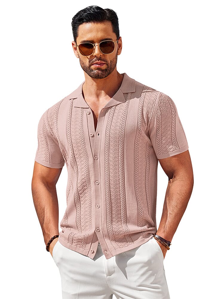 Vintage Knit Button Up Shirt (US Only) - Image 5
