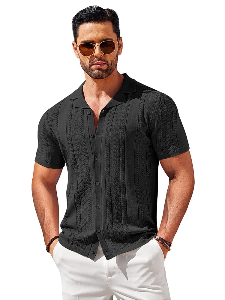 Vintage Knit Button Up Shirt (US Only) - Image 6