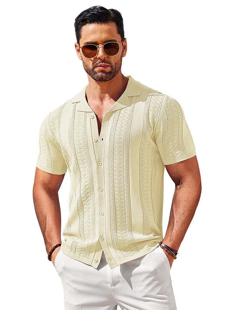 Vintage Knit Button Up Shirt (US Only) - Image 7