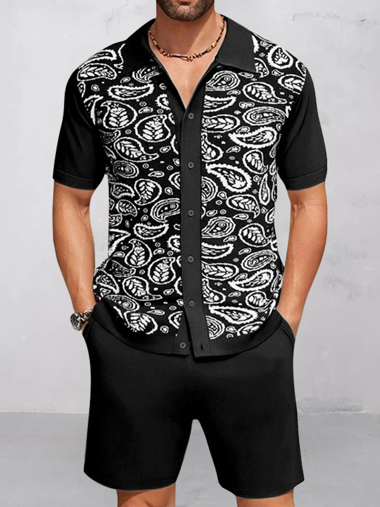 Vintage Paisley Knit 2-Piece Set - Image 2