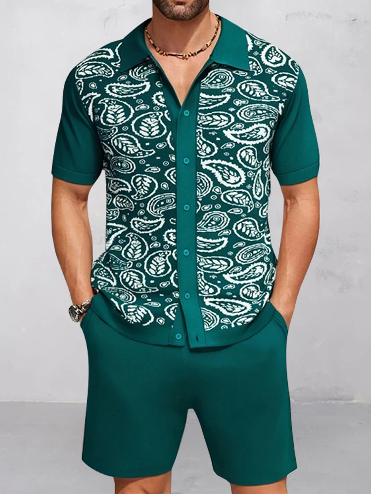 Vintage Paisley Knit 2-Piece Set - Image 3
