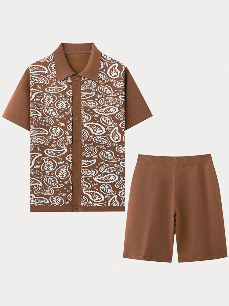 Vintage Paisley Knit 2-Piece Set - Image 4