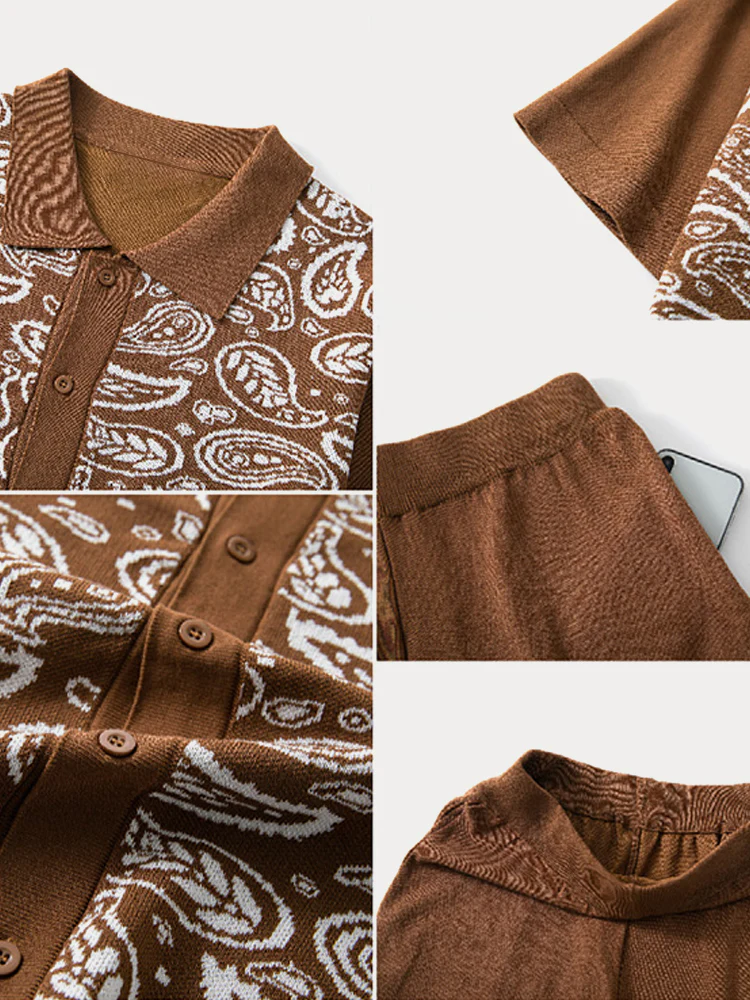 Vintage Paisley Knit 2-Piece Set - Image 6