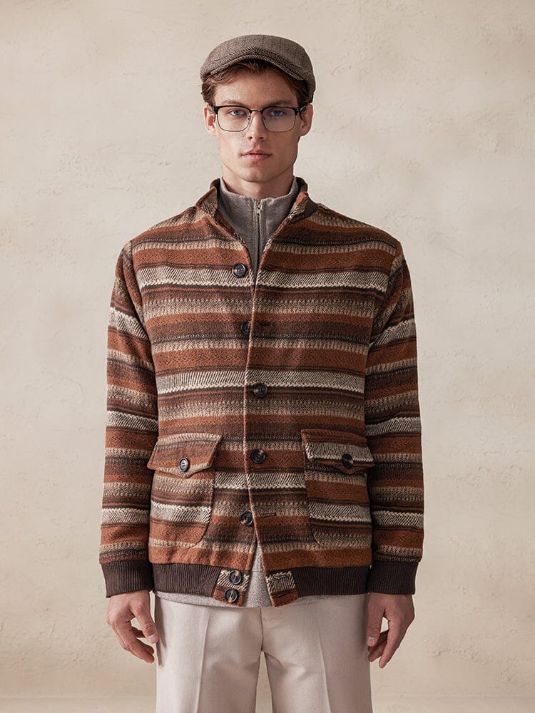 Vintage Stripe Tweed Jacket - Image 3