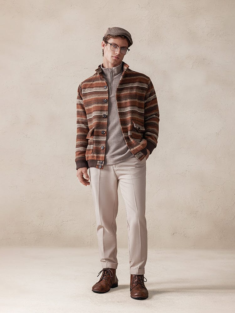 Vintage Stripe Tweed Jacket - Image 4