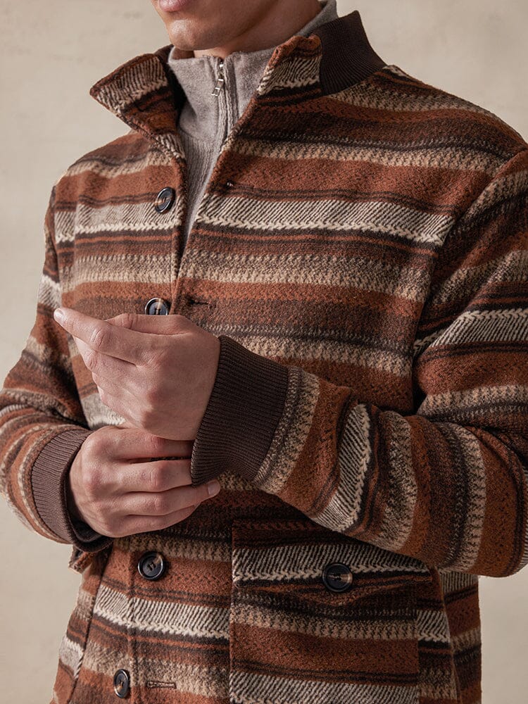 Vintage Stripe Tweed Jacket - Image 7