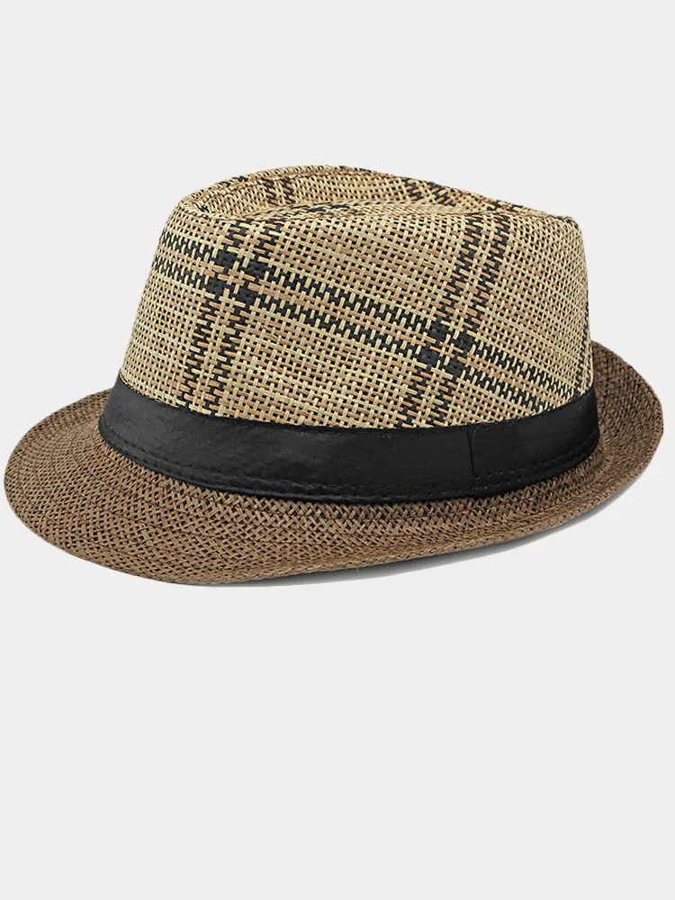 Vintage Sun Protection Fedora Hat - Image 3