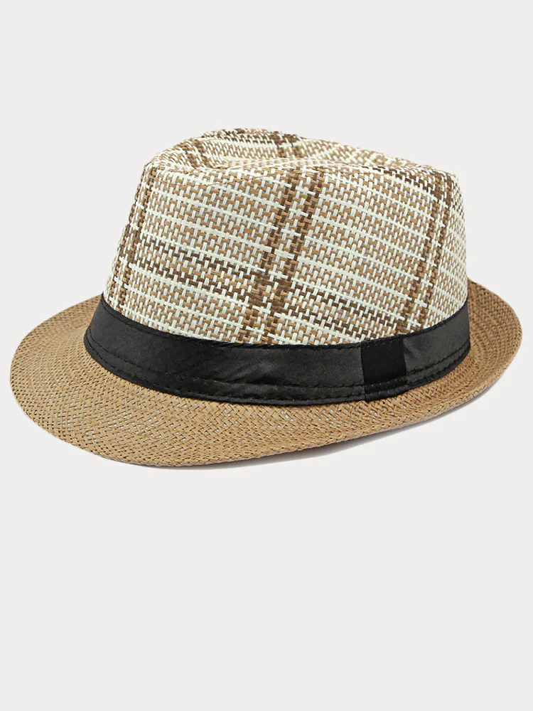 Vintage Sun Protection Fedora Hat - Image 5