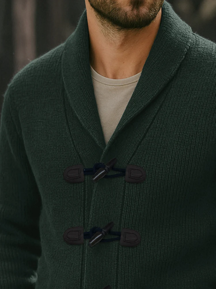 Vintage Toggle Button Knit Cardigan - Image 3