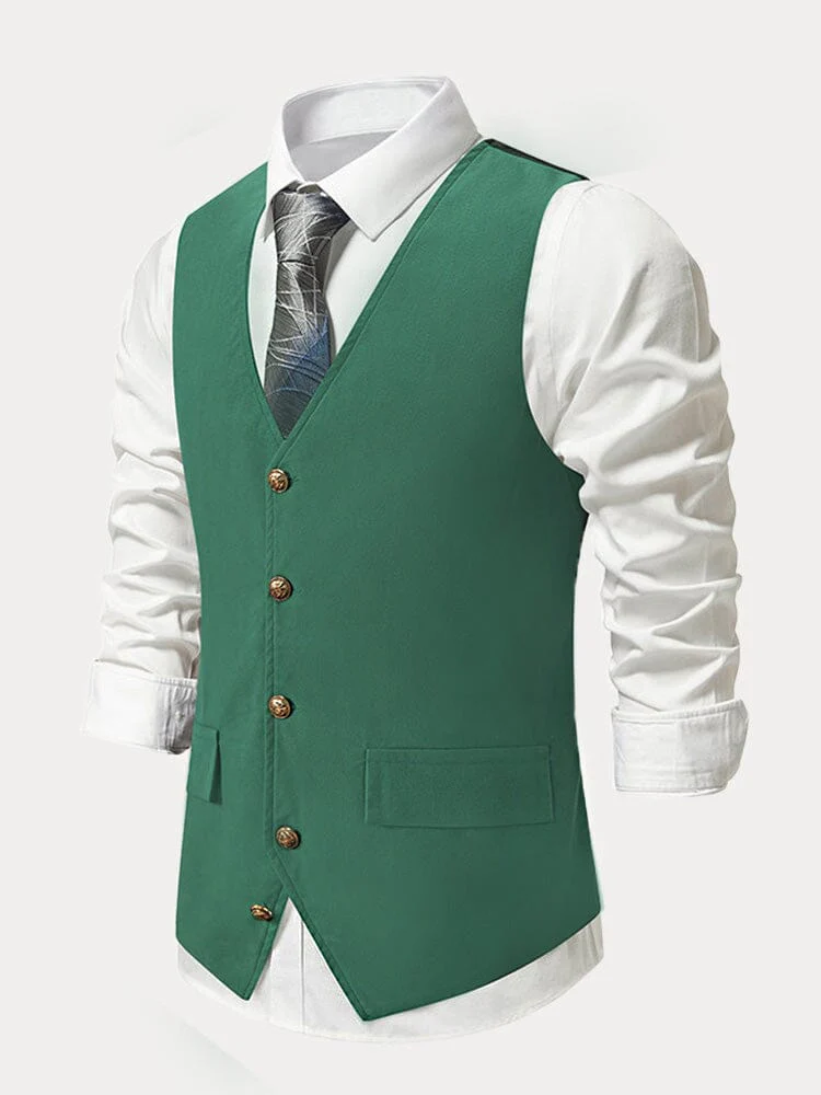 Vintage V-neck Vest - Image 4