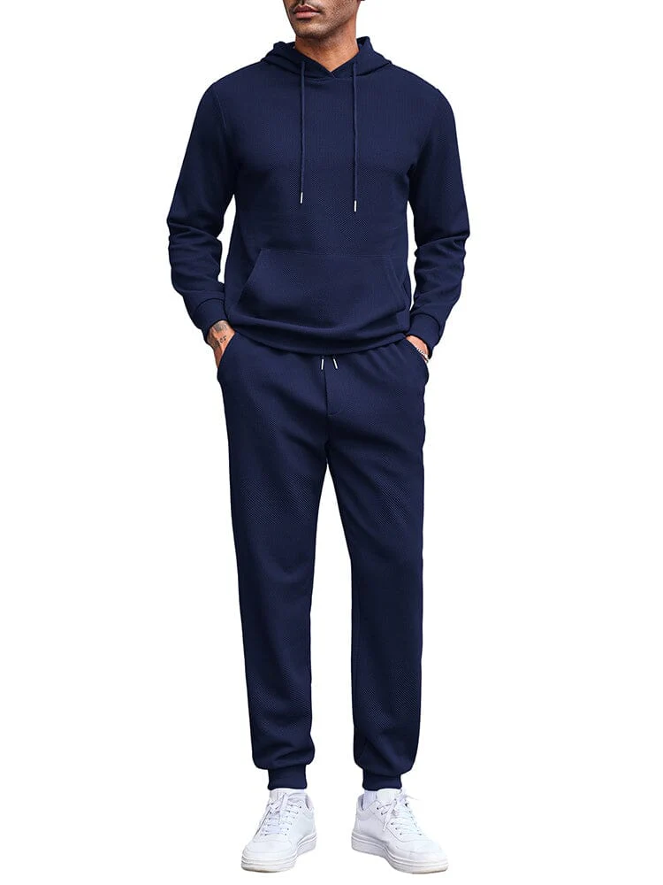Waffle 2-Piece Hoodie Jogging Set (US Only) - Image 4